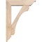 Ekena Millwork Legacy Traditional Smooth Bracket w/ Offset Brace, Douglas Fir, 5 1/2"W x 20"D x 28"H BKT0604X20X28LEC01SDF - alternate 3
